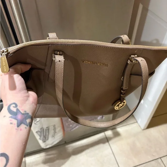 Michael Kors Leather Tote - Picture 13 of 13